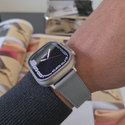 Apple watch band - Nuage Edition - French Chèvre leather