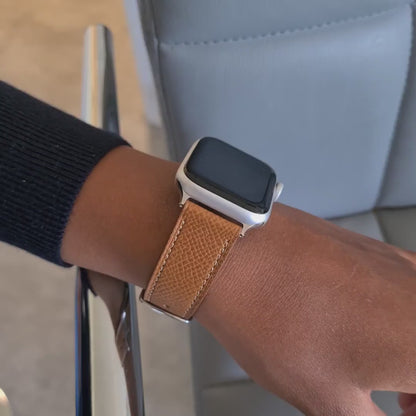 Apple Watch Band - Sable Doré Edition - French Epsom leather